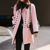 Distinctive Long Sleeve Collared Outerwear