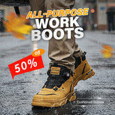 Men's Outdoor Swivel Buckle Work Shoes(Waterproof, Anti-slip, Comfortable and Breathable)