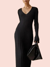 Fall New Sleeved Knit Midi Dress (Buy 2 Free Shipping)