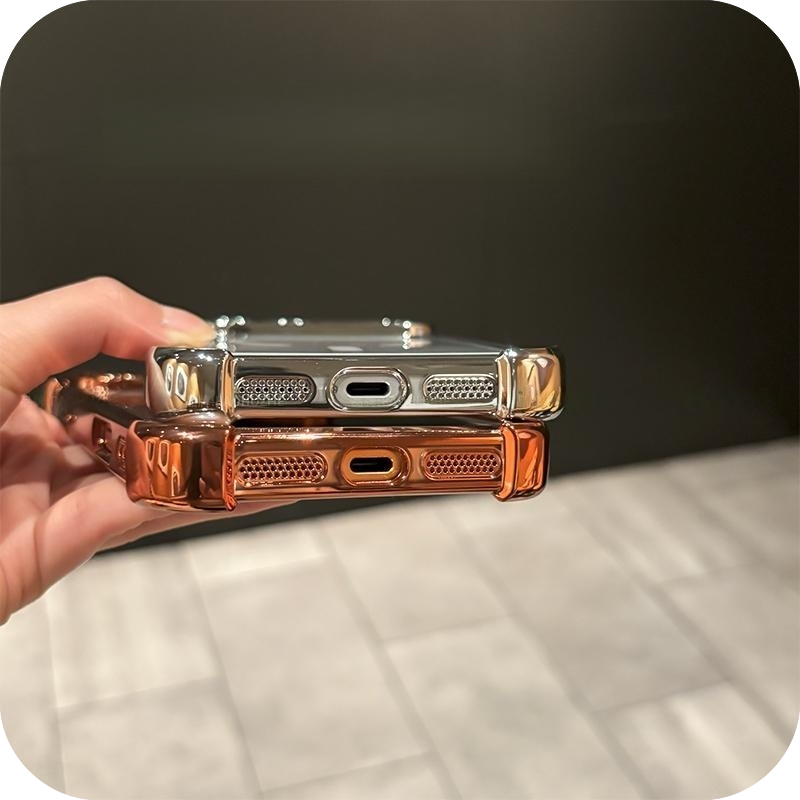 iPhone 17 Corner Airbags Magnetic Shockproof Ice-Clear Case