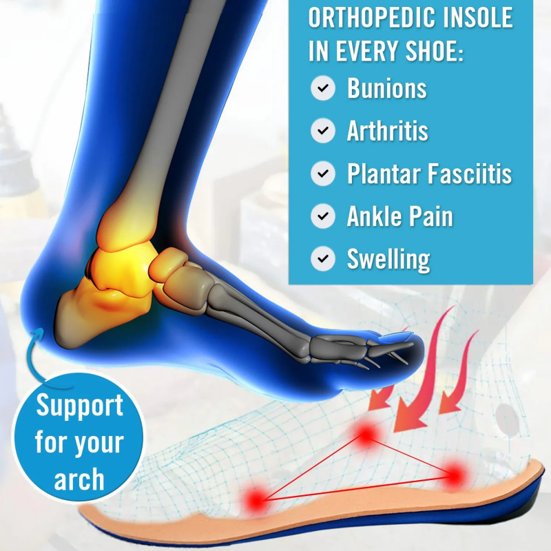 Mens Orthopedic Support Anti-Puncture Work Boots Waterproof Anti-Sprain Hiking Boots