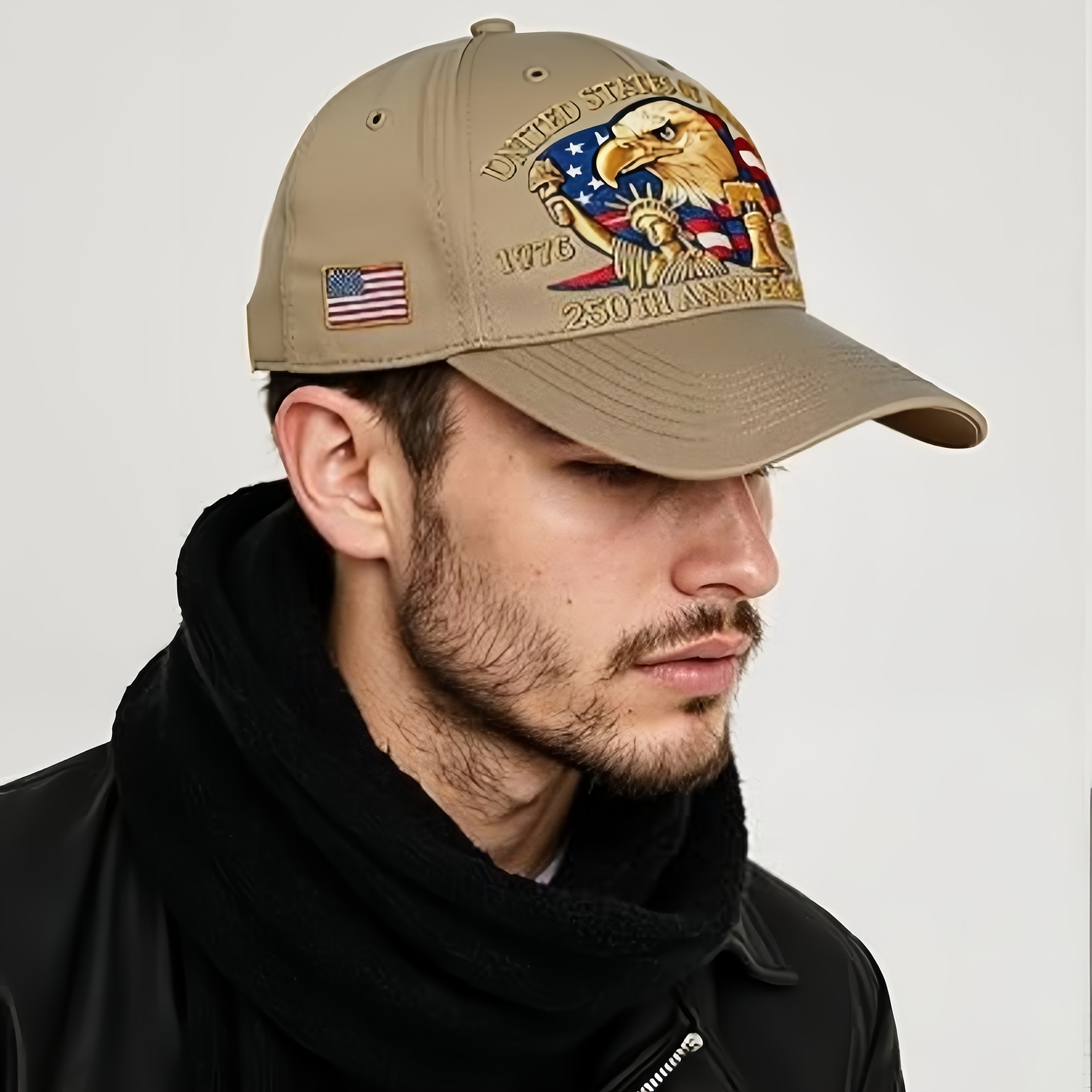 United States 250th Anniversary Eagle Patriotic Baseball Cap