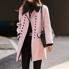 Distinctive Long Sleeve Collared Outerwear