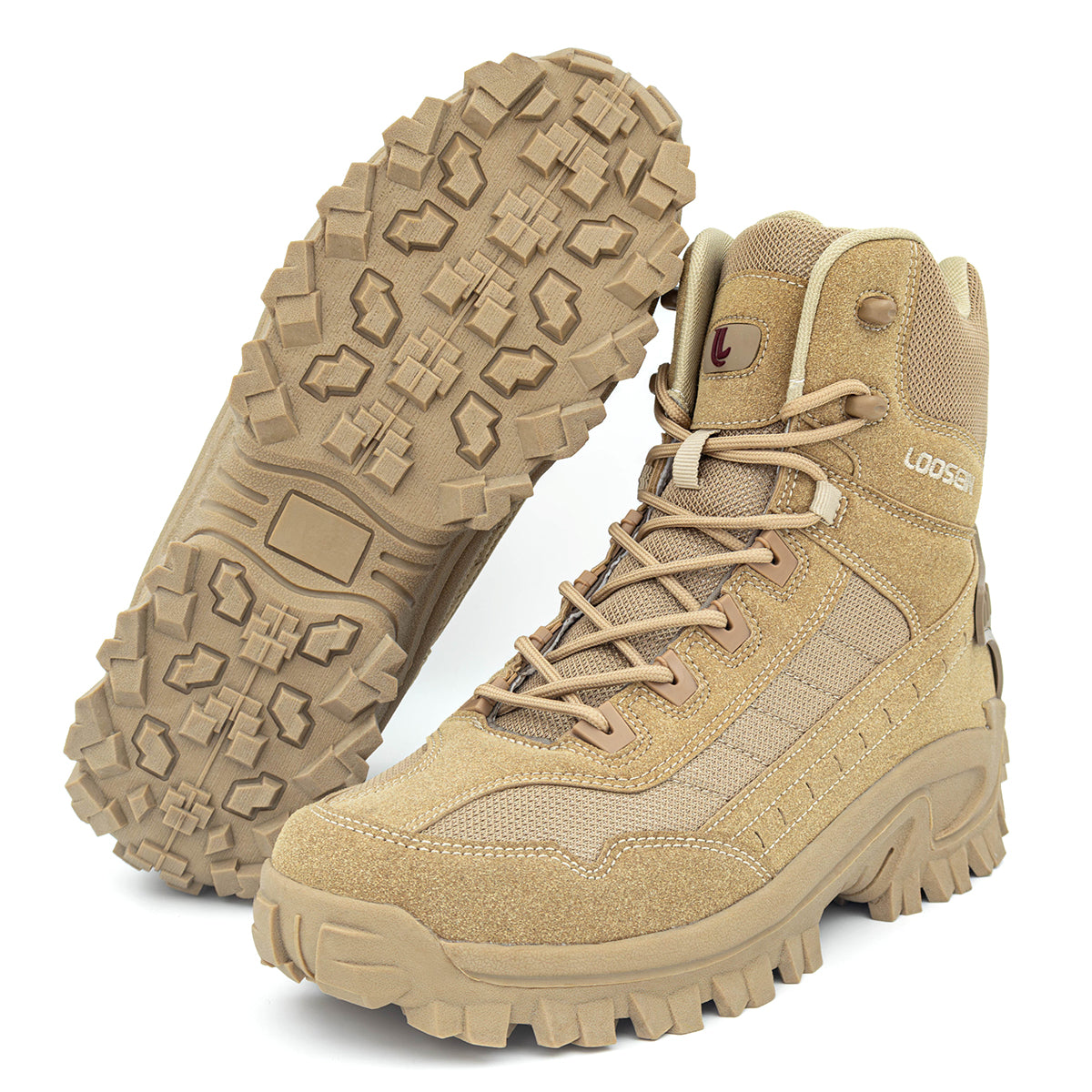 Mens Orthopedic Support Anti-Puncture Work Boots Waterproof Anti-Sprain Hiking Boots