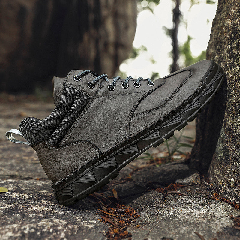 Men's Handmade Leather Boots Motorcycle Boots